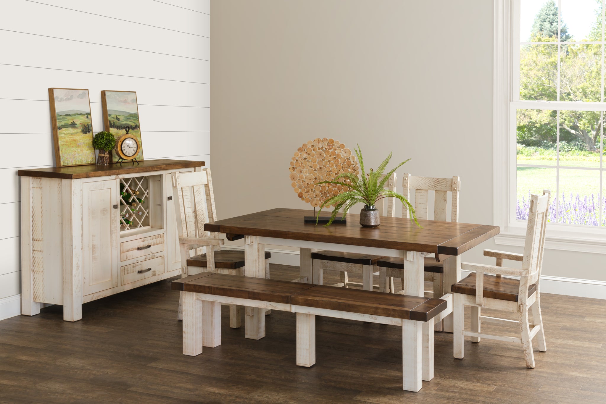 Wood Dining Tables for Homes & Cabins