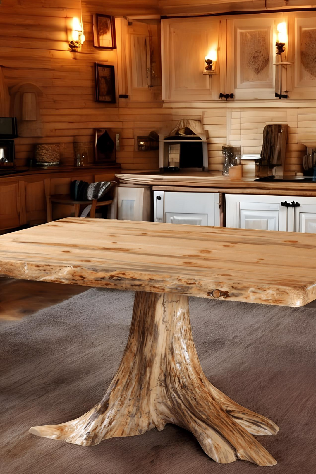 Barkman Furniture Live Edge Dining Table