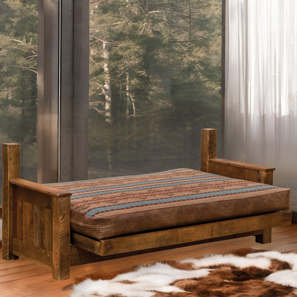Fireside Lodge Barnwood Futon Bed
