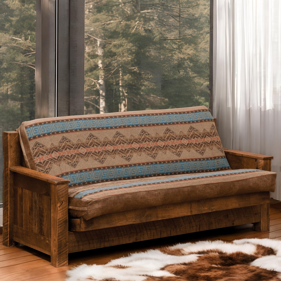 Fireside Lodge Barnwood Futon Bed