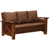 Fireside Lodge Barnwood Sofa with Cushions - Rustic Furniture Marketplace