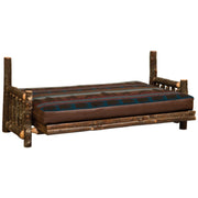 Wooden Futon bed with mattress and cover