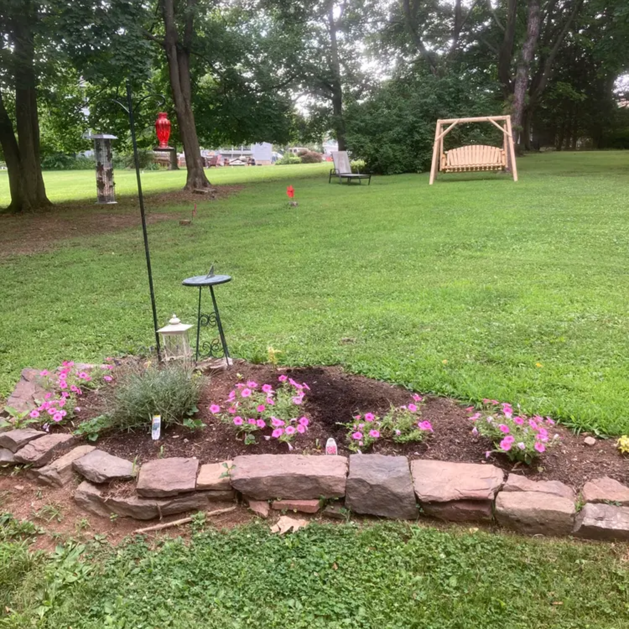 Lakeland Mills Cedar Log 5' Yard Swing