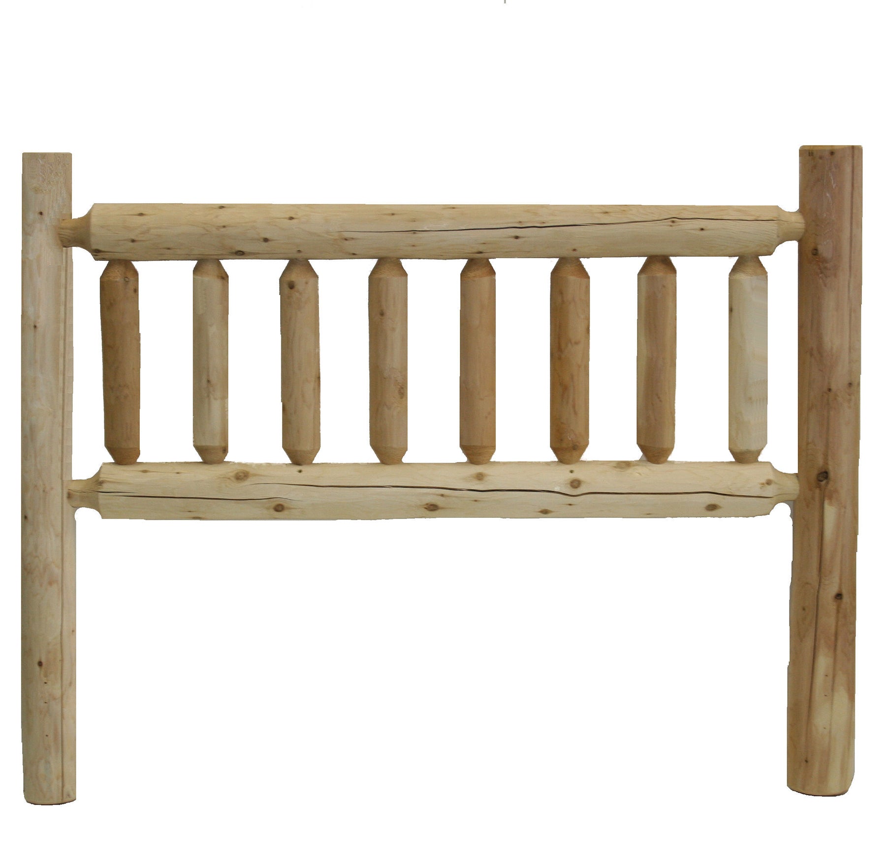 Lakeland Mills Cedar Log Queen Headboard