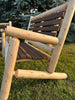 Lakeland Mills ThermaFusion 5-Foot Outdoor Loveseat Side View in Clear Finish - Rustic Furniture Marketplace