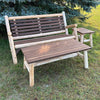 Lakeland Mills ThermaFusion 5-Foot Outdoor Loveseat Set in Natural Finish - Rustic Furniture Marketplace
