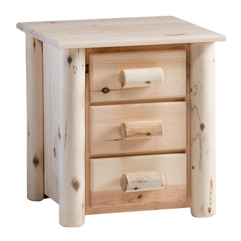 Lakeland Mills Cedar Log Rustic Bedroom Set