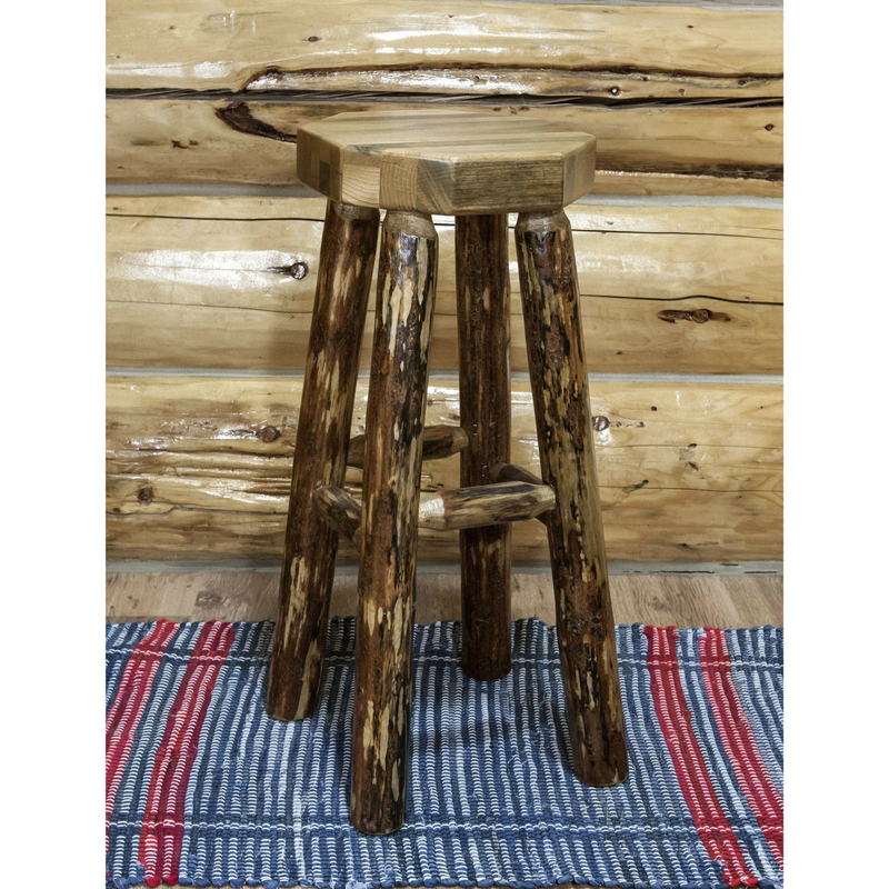 Montana Woodworks Glacier Country Collection Backless Barstool