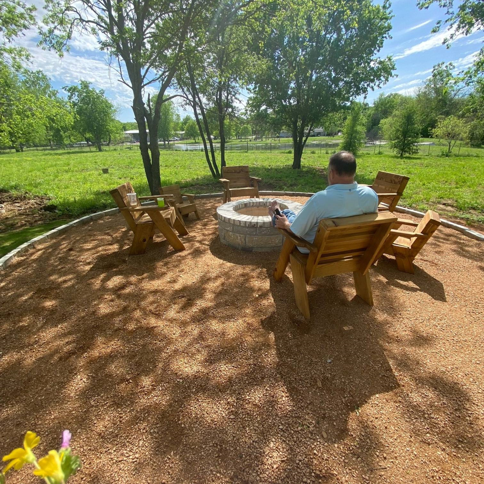 RS Bro Designs Outdoor Wood Chair