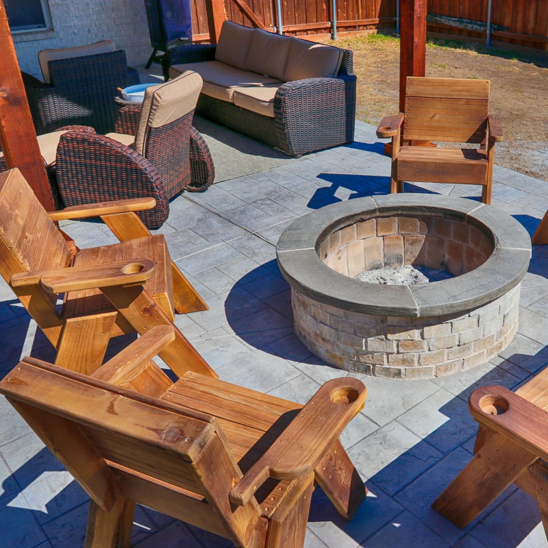 RS Bro Designs Outdoor Wood Chair