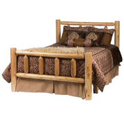 Rocky Top Kentucky Cedar Log Bed - Rustic Furniture Marketplace