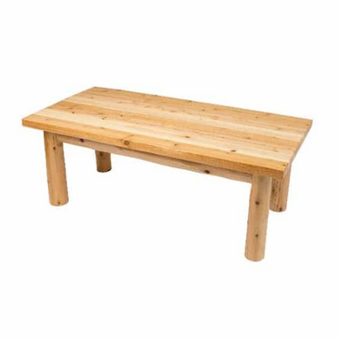 Rocky Top Rustic Cedar Cocktail Table - Rustic Furniture Marketplace