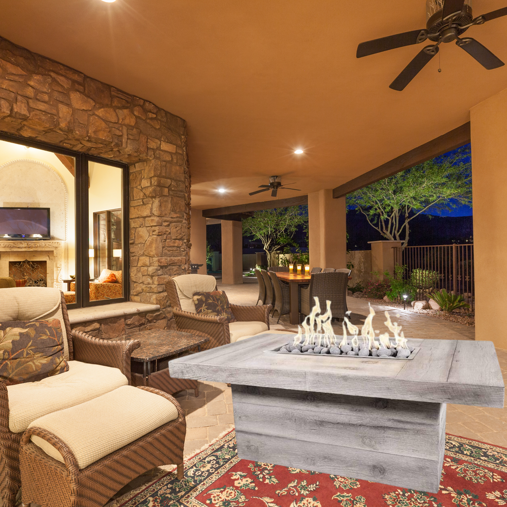 THE OUTDOOR PLUS The Grove 60" Fire Table
