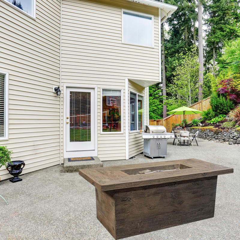 THE OUTDOOR PLUS The Grove 60" Fire Table