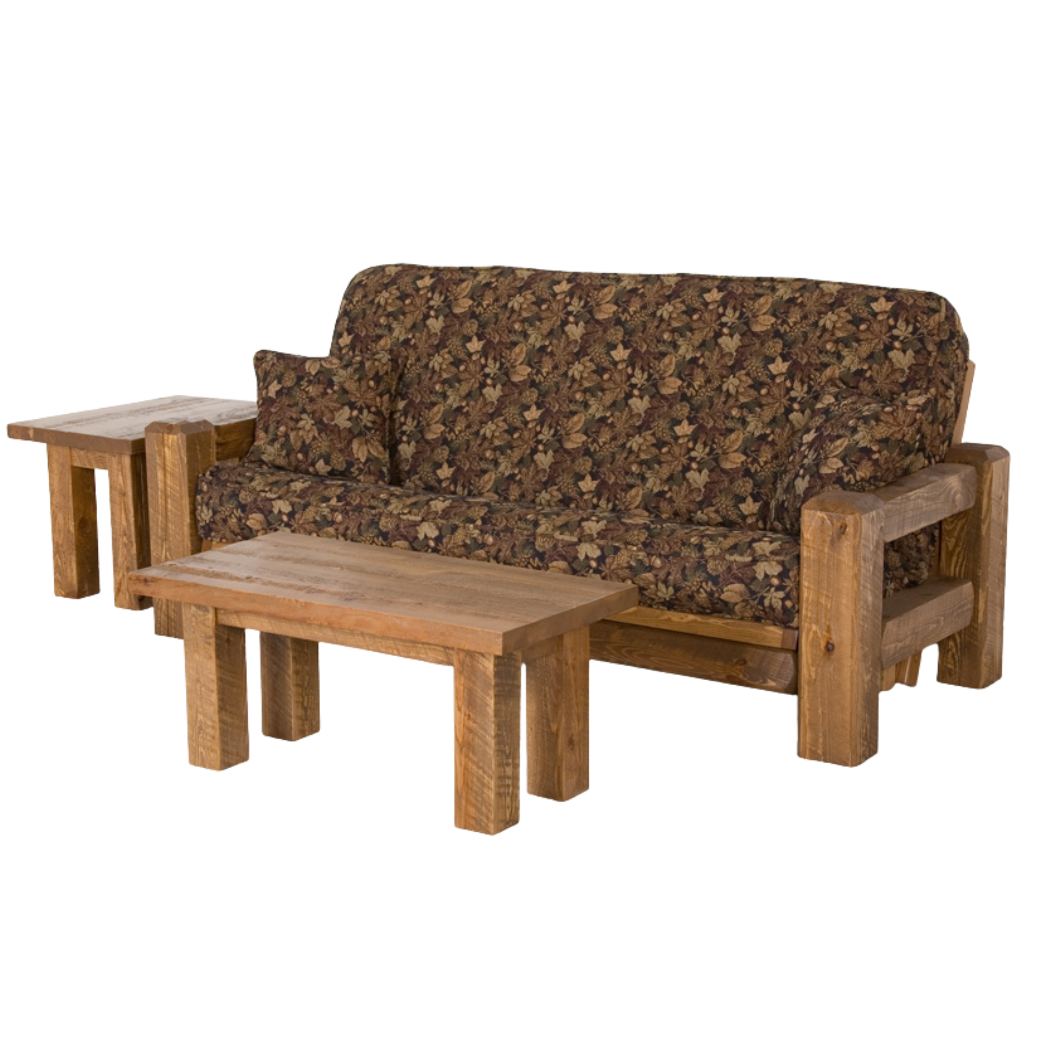 Viking Log Furniture Loveseat Futon - Thumbnail 2