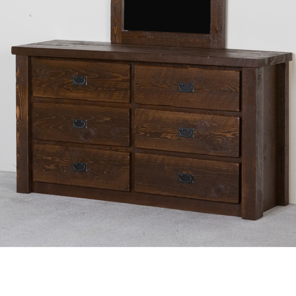 Viking Log Lumberjack Barnwood Rustic Bedroom Set