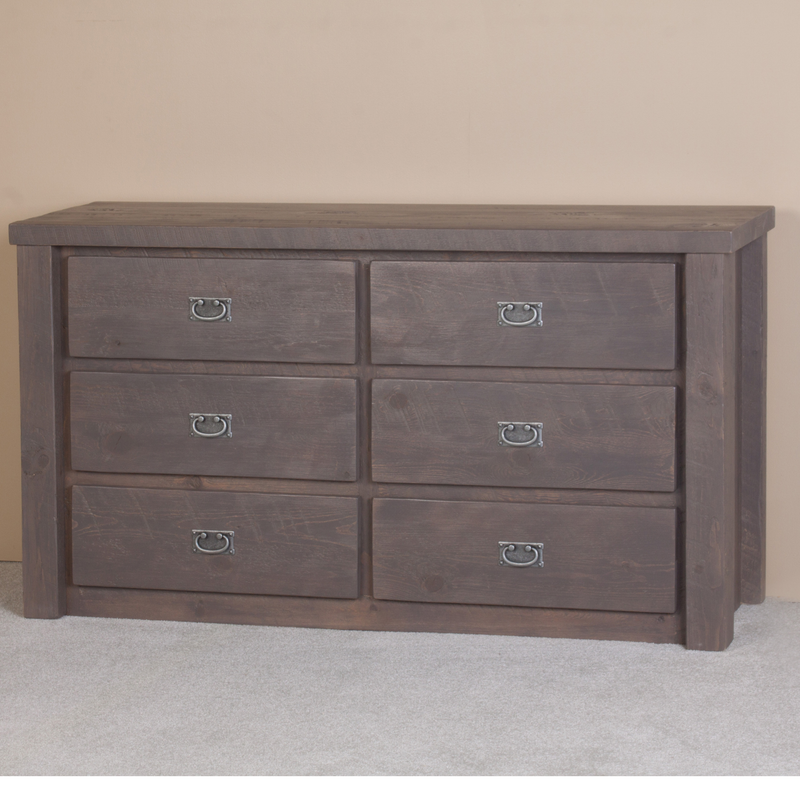 Viking Log Mustang Barnwood Rustic Bedroom Set