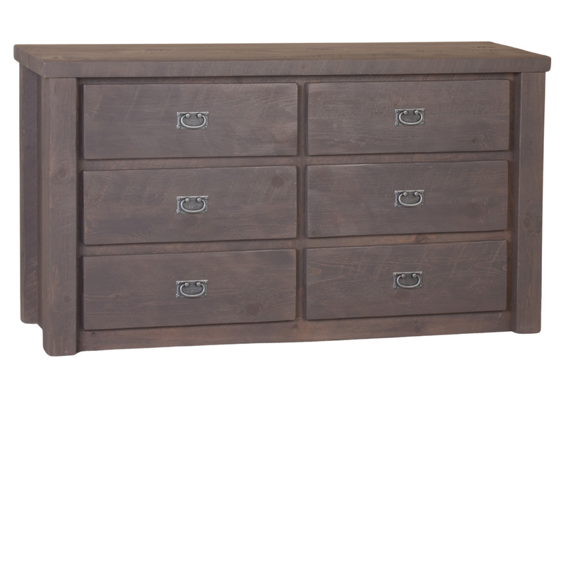 Viking Log Pioneer Barnwood Rustic Bedroom Set