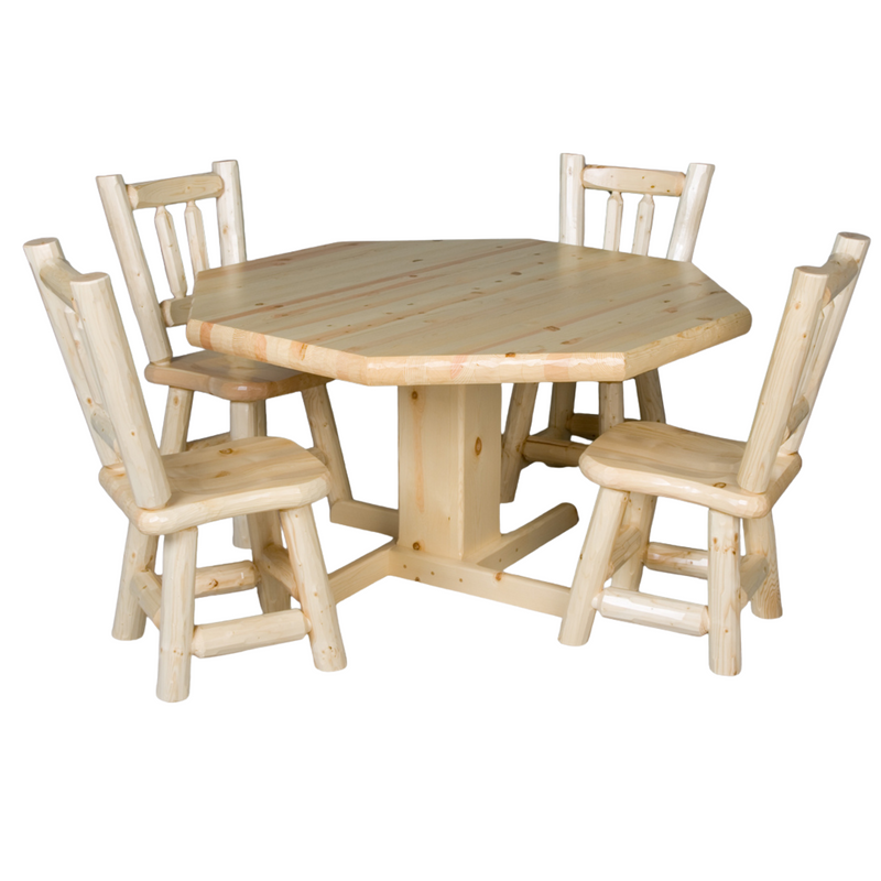 Viking Log Ponderosa Pine Poker Table