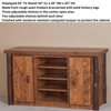 Viking Log Sawtooth Hickory 52-Inch TV Stand - Rustic Furniture Marketplace