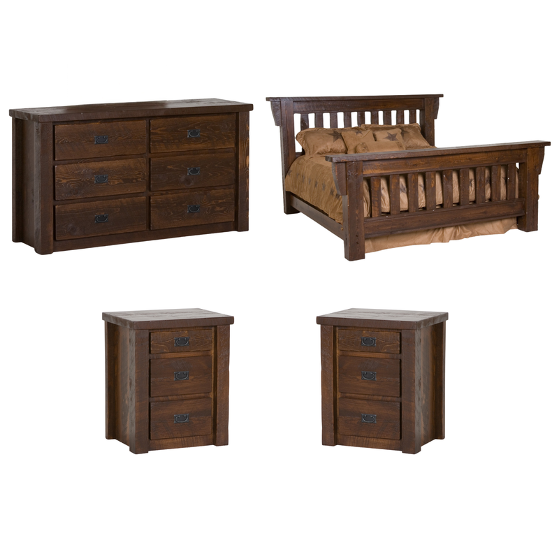 Viking Log Timberwood Rustic Bedroom Set