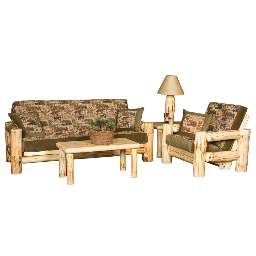 Viking Log Wilderness Pine Log Futon