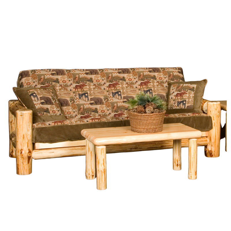 Viking Log Wilderness Pine Log Futon