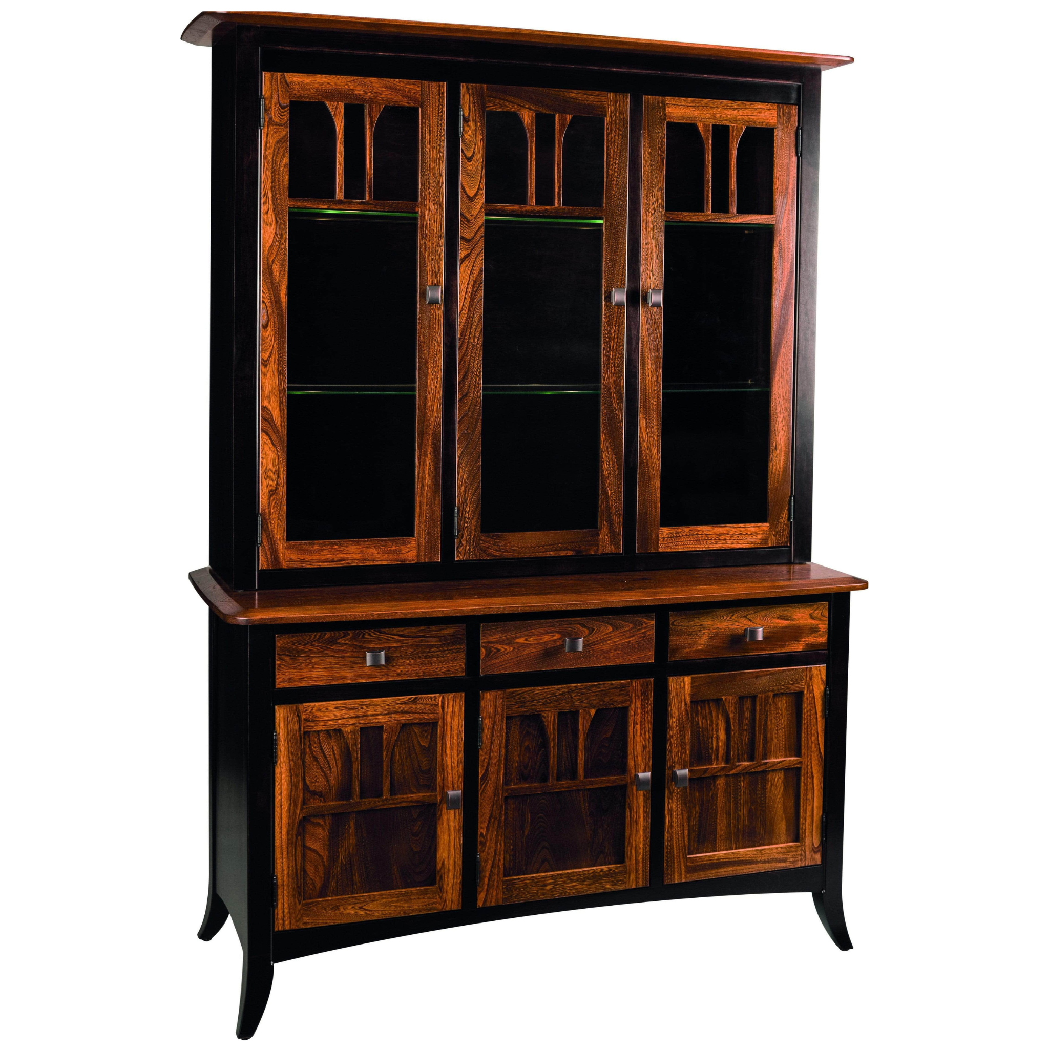 Barkman Furniture Christy 3-Door Hutch & Buffet-Rustic Furniture Marketplace