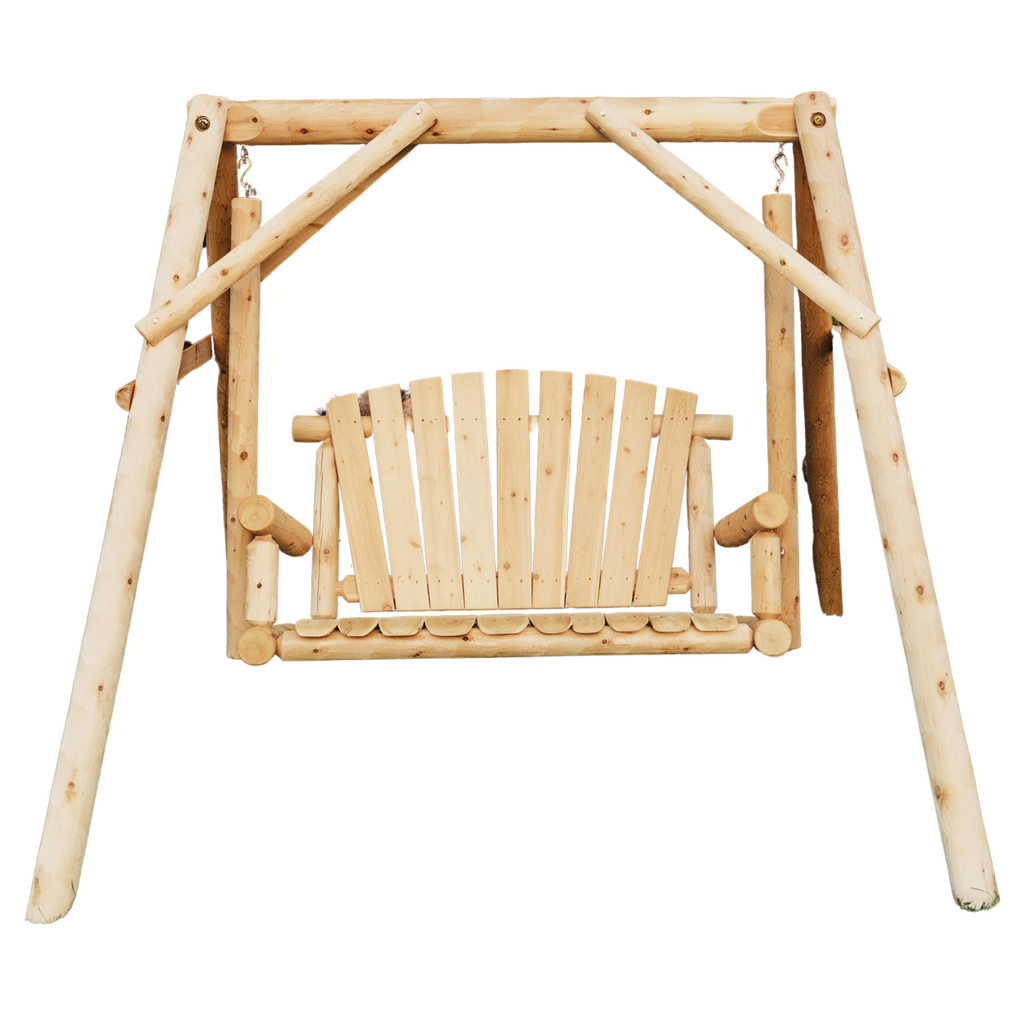 Lakeland Mills Cedar Log 4' Yard Swing