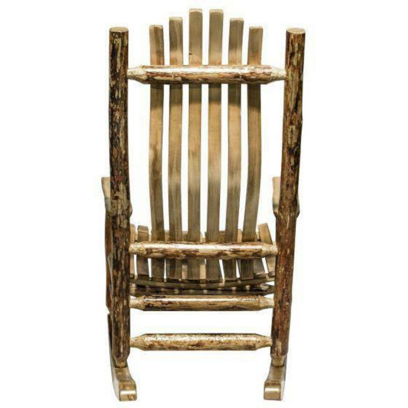 Montana Woodworks Glacier Country Collection Adult Log Rocker