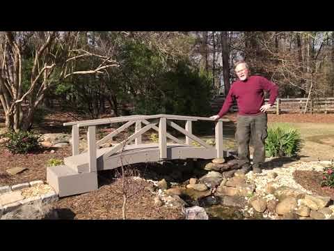 Creekvine Designs 8' Cedar Pearl River Garden Bridge