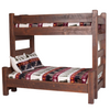 Viking Log Barnwood Rustic Bunk Bed
