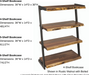Barkman Furniture Soho 5 Shelf Bookcase-Rustic Furniture Marketplace