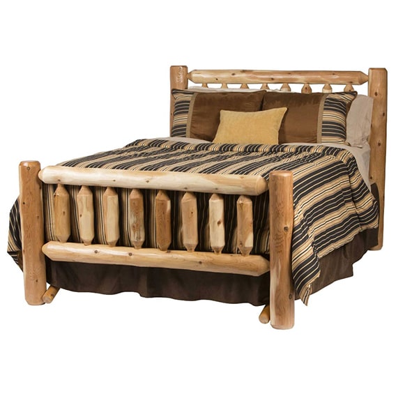 Rocky Top Timber Cedar Log Bed