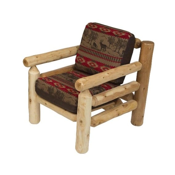 Rocky Top Rustic Cedar Club Chair