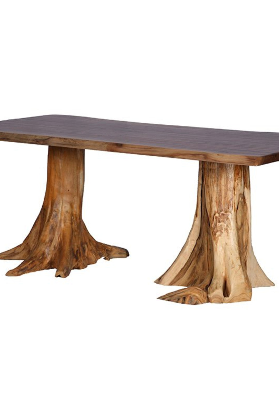 Barkman Furniture Live Edge Double Stump Table -Rustic Furniture Marketplace