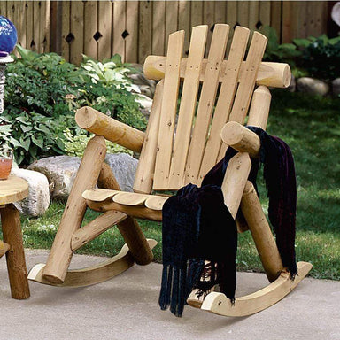 Lakeland Mills Cedar Log Rocking Chair-Rustic Furniture Marketplace