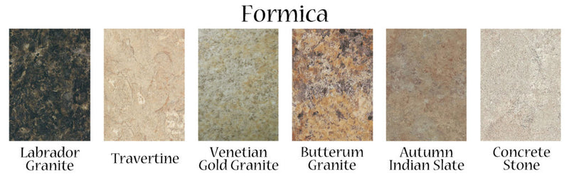 Viking Log Formica Trestle Dining Table