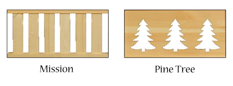 Viking Log Pine Coffee Table