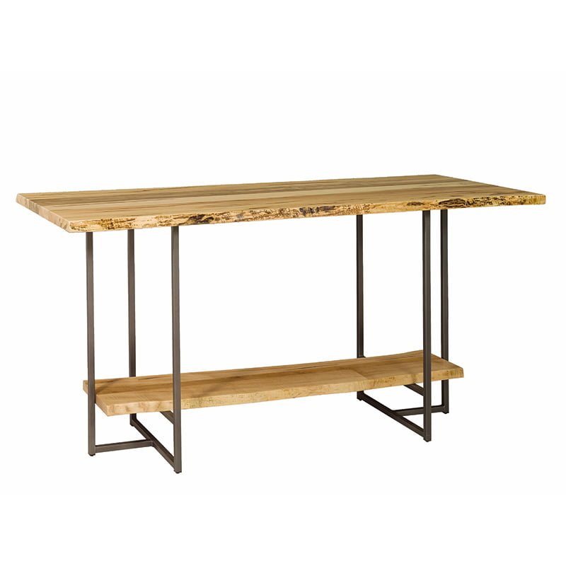 Barkman Furniture Live Edge Bar Table with T Base