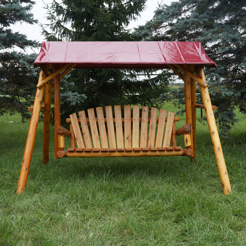 Moon Valley Rustic Cedar Log 5' Yard Swing