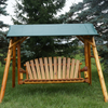 Moon Valley Rustic Cedar Log 5' Yard Swing