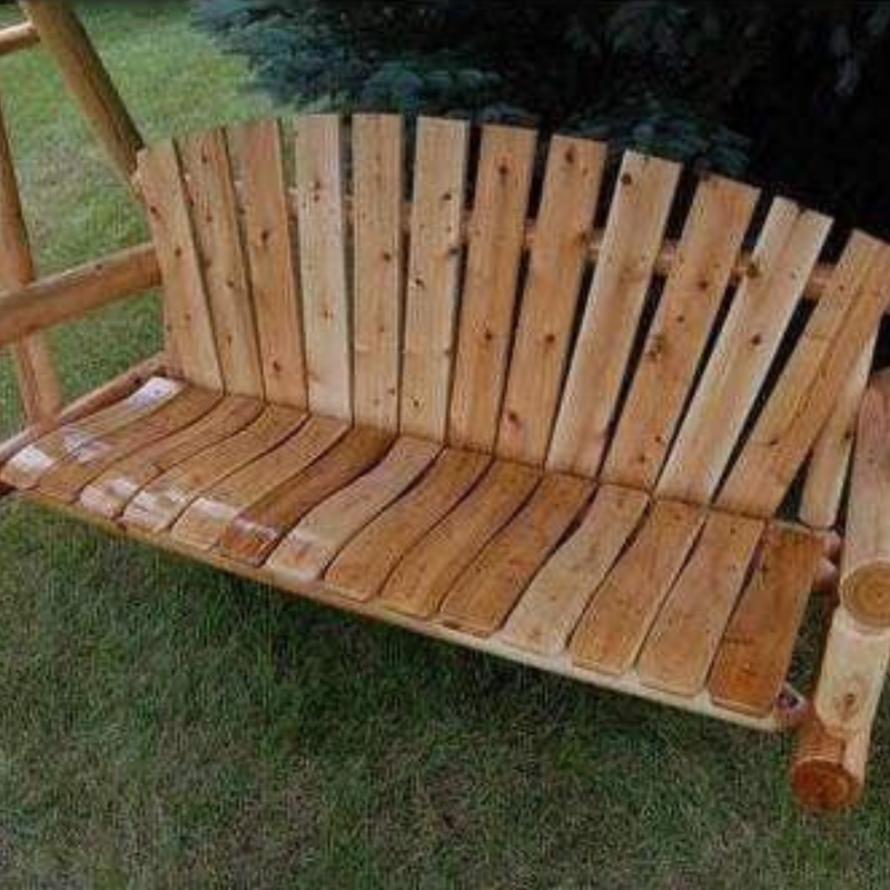 Moon Valley Rustic Cedar Log 5' Yard Swing