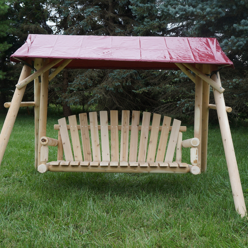 Moon Valley Rustic Cedar Log 5' Yard Swing