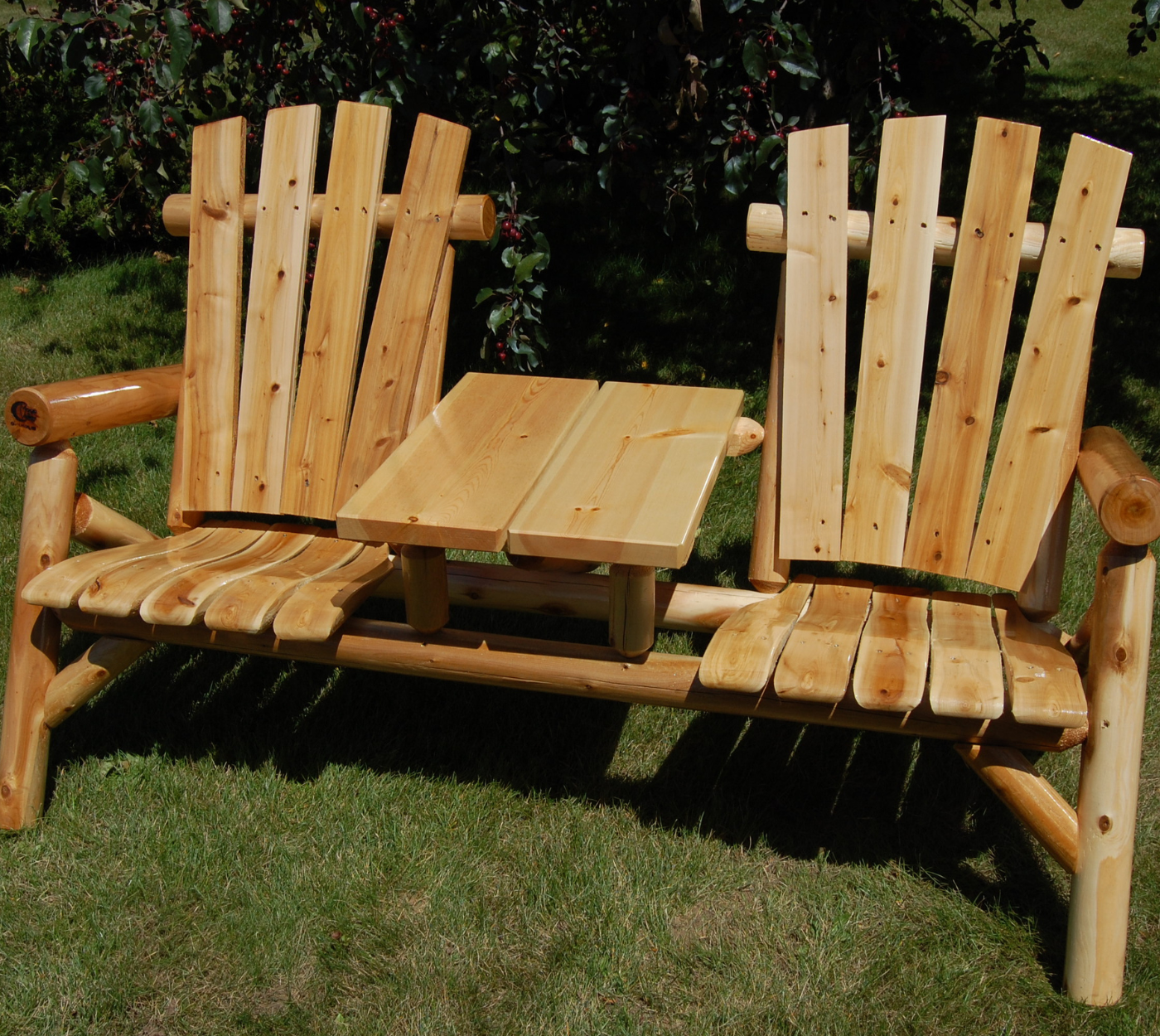 Moon Valley Rustic Tete-A-Tete Chair