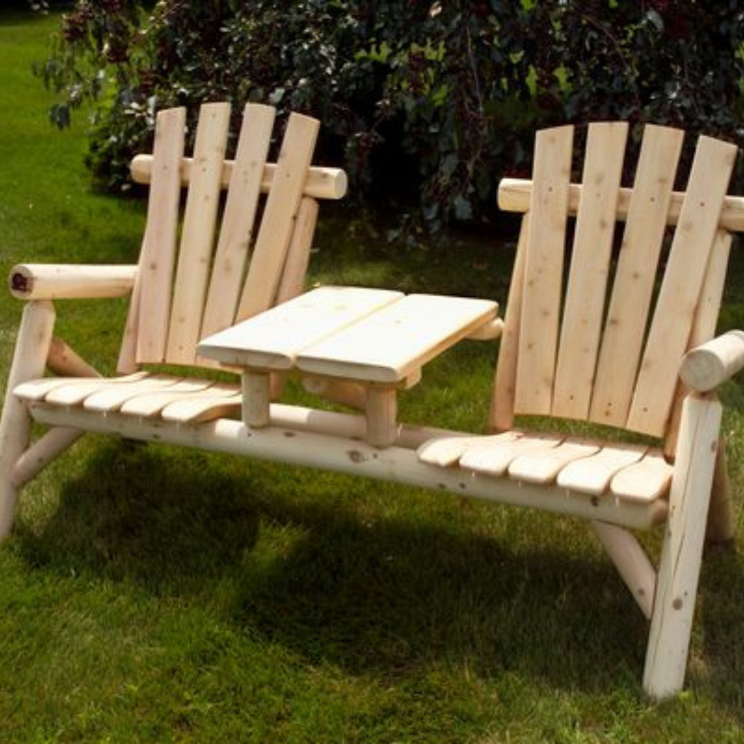 Moon Valley Rustic Tete-A-Tete Chair