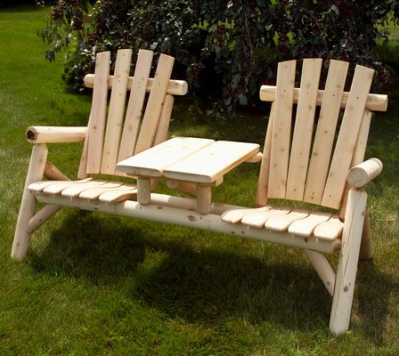 Moon Valley Rustic Tete-A-Tete Chair