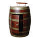 Southern Splinter Wine Barrel Cabinet on Casters-Rustic Furniture Marketplace