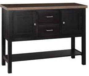 Barkman Furniture Studio Round Buffet Table with Storage-Rustic Furniture Marketplace