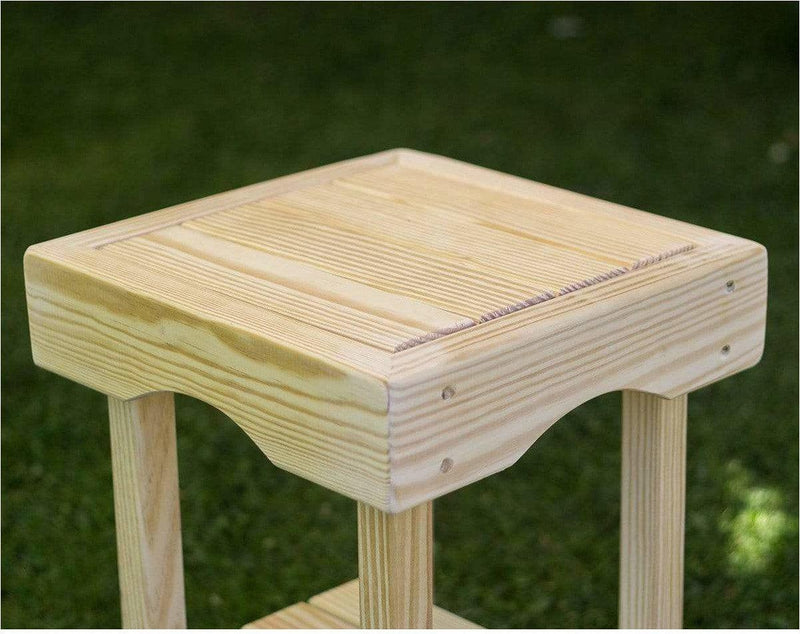Creekvine Designs 14" Treated Pine Square End Table-Rustic Furniture Marketplace